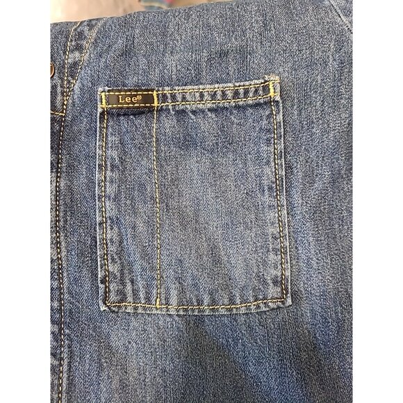 Lee Union Alls Jumpsuit Women's Size XS Coveralls Blue Denim One Piece NWT - Picture 9 of 10